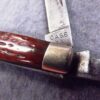 c 1960 Case XX No USA 2 Blade Jack Pocket Knife 62024 1/2 Brown Bone VG - Image 3
