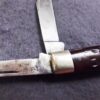 c 1960 Case XX No USA 2 Blade Jack Pocket Knife 62024 1/2 Brown Bone VG - Image 6