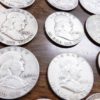 19 Franklin Silver Half Dollars Roll Less 1 1950-1963 Est VF-XF $14.16 each - Image 5