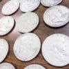 19 Franklin Silver Half Dollars Roll Less 1 1950-1963 Est VF-XF $14.16 each - Image 6