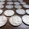 19 Franklin Silver Half Dollars Roll Less 1 1950-1963 Est VF-XF $14.16 each - Image 7