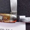 1930s Hibbard Spencer Bartlett 2 Blade Jack Knife Honey Bone Exc Equal End - Image 3