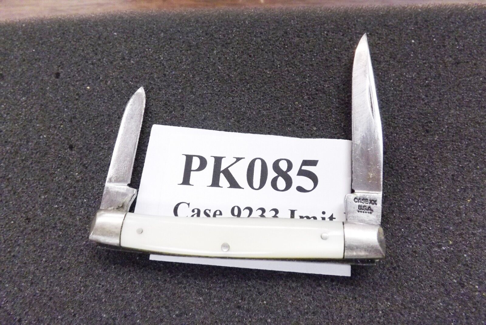 1974 Case 6 Dot USA Imitation Pearl 2 Blade Pen Knife 9233 Exc Pocket Knife