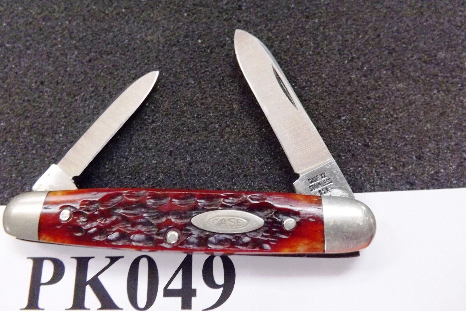 1976 Case 2 Blade Pen 6279 Stainless Bone Handled Pocket Knife Excellent