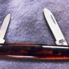 1978 2 Dot Case Tortoise Shell 2 Blade 279SS Office Pen Pocket Knife Exc