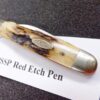 1978 Case 2 Blade 5279 SSP Red Etch Pen Pocket Knife 2 Dot Stag Mint - Image 15