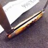 1978 Case 2 Blade 5279 SSP Red Etch Pen Pocket Knife 2 Dot Stag Mint - Image 9