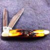 1978 Case 52087 SSP Mid Peanut 2 Blade Jack Knife Red Script Stag Mint Condition - Image 5