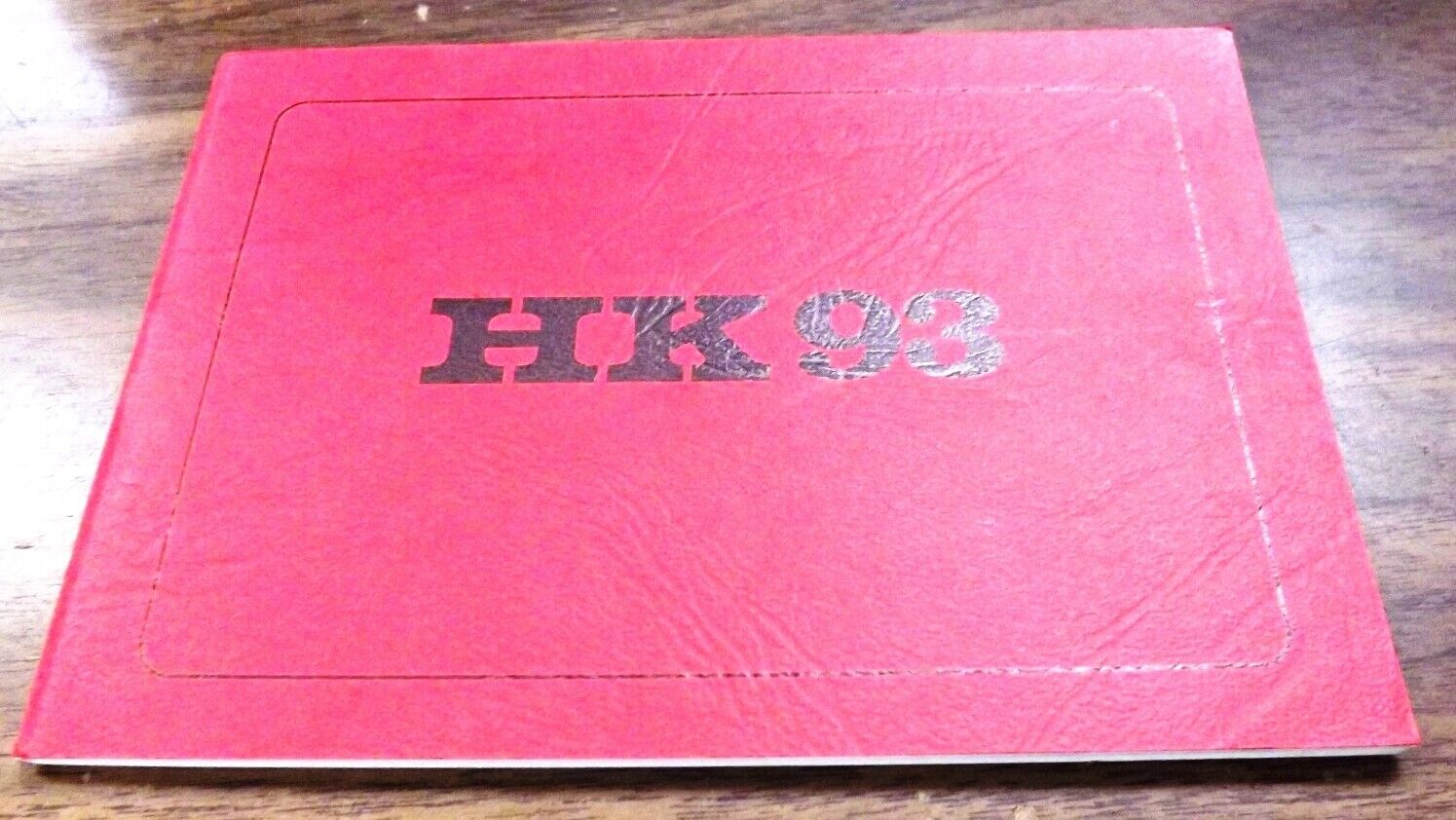 1980 Heckler & Koch 93 Zielgewehr Red Back Rifle Manual VG-Exc English Language