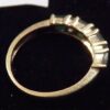 1990s Ladies 1/4 Carat Emerald set in 10K Yellow Gold with Side Diamonds GTR - Image 3