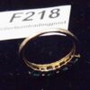 1990s Ladies 1/4 Carat Emerald set in 10K Yellow Gold with Side Diamonds GTR - Image 5