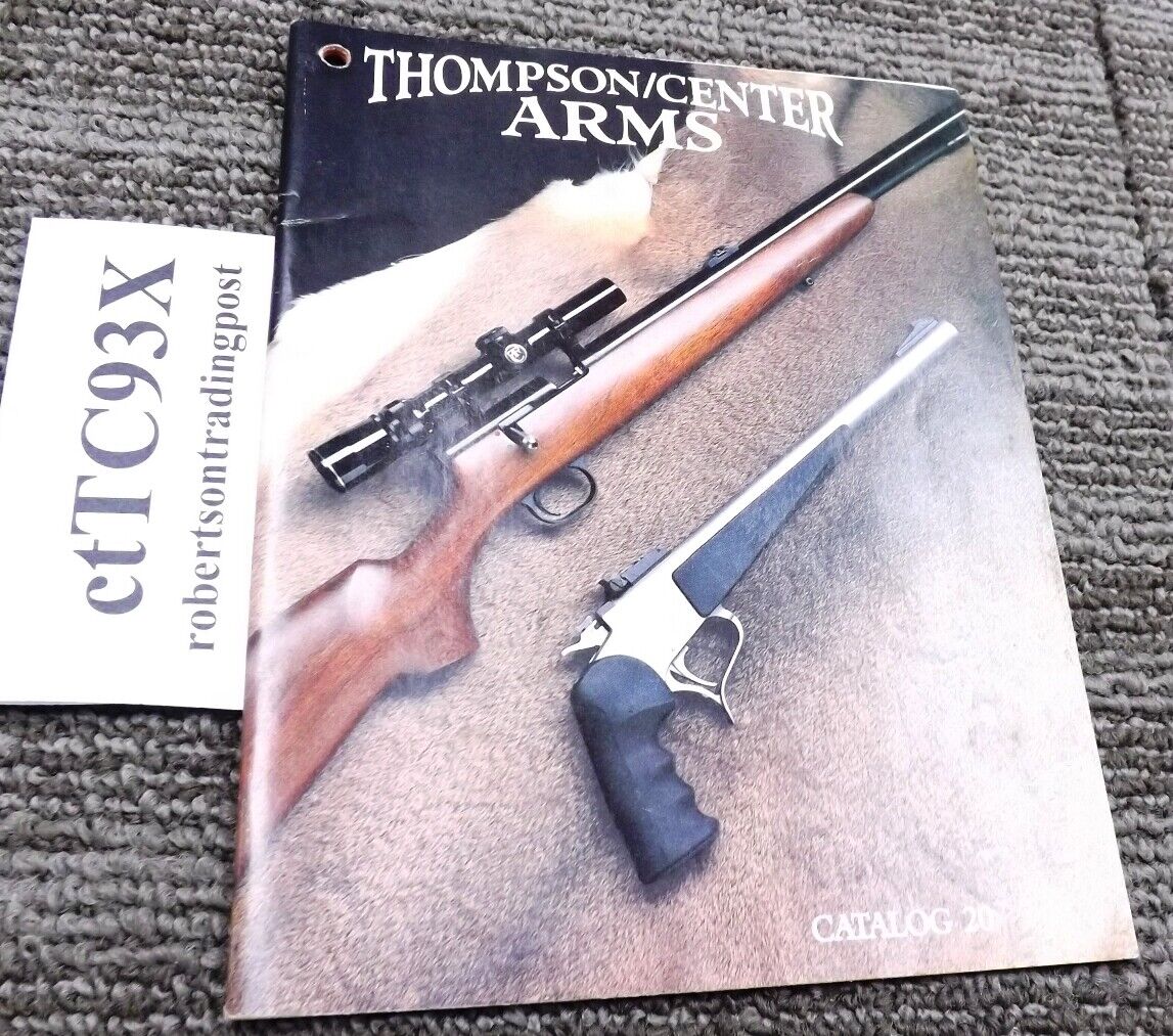 1993 Thompson Center Arms Catalog #20 Excellent Gun Box Stuffer 51 Pages