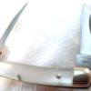 American Knife Co. Japan Stainless Imitation Pearl 2 Blade Pen ca. 1960 Sabre mfg. - Image 5