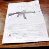 Century Arms Factory Owners Instruction Manual for C93 Series Rifles 2009 Uniss