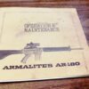 Factory Armalite Instruction Manual AR-180 Costa Mesa ca 1970 VG
