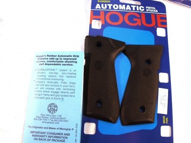 Hogue Grips Fits Beretta 92FS 92SB 92F 92010 Black Rubber 96 M Nine 3 ship free!