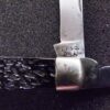 LF&C 2 Blade Jack Knife VG Rough Black Spear Pen 1920s - Image 3