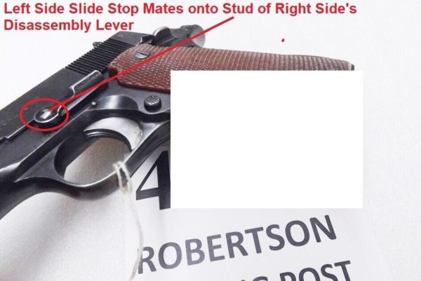 Left Side Slide Stop Catch Release fits Star Super B Pistols mates take down typ - Image 8