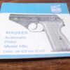 Mauser HSC Owners Instruction Manual 1970s Exc 32 Pg Foldout Schematic
