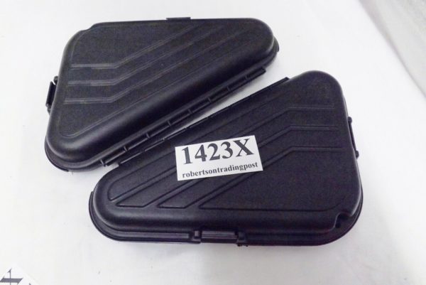 Plano Black Handgun Case fits 4 inch Revolver 5 inch Auto Excellent 1423 $5 Ship - Image 9