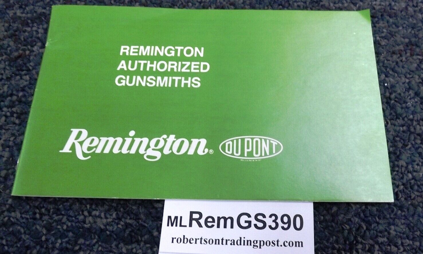 Remington Factory Authorized Gunsmiths Booklet ca 1988 Excellent 18 Pages