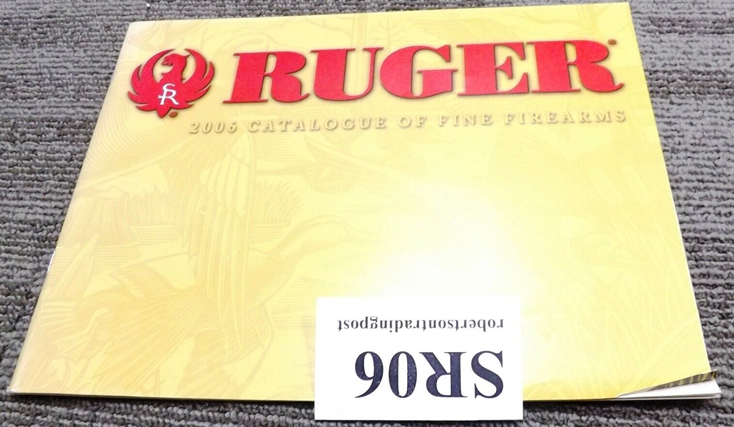 Ruger 2006 Firearms Catalog 49 Pages Color 8 1/2x11 New Condition $5 Ship