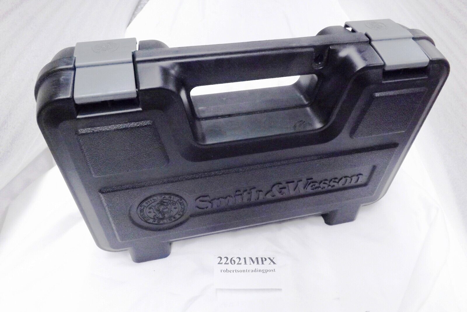 Smith & Wesson Factory Black M&P Box Plastic Case Large Handgun Pistol Revolver