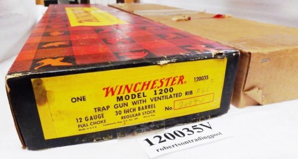 Winchester Olin Factory Box for 1200 Trap Shotgun Fits 12 1967 Red Box VG - Image 3