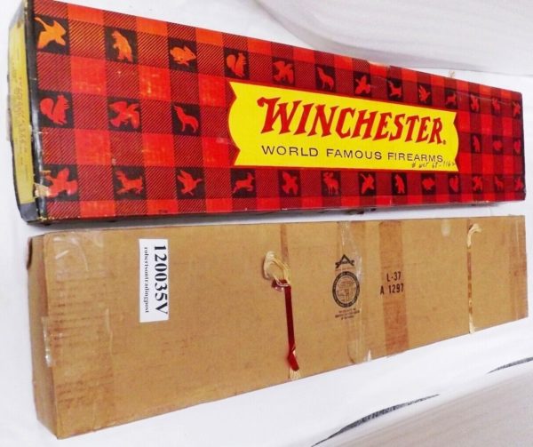 Winchester Olin Factory Box for 1200 Trap Shotgun Fits 12 1967 Red Box VG