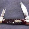 c 1960 Case XX No USA 2 Blade Pen Half Whittler 6208 Bone Handle Pocket Knife
