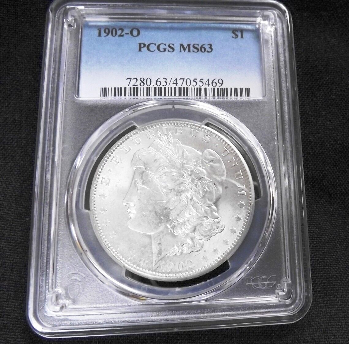 1902-O Morgan Silver Dollar PCGS Certified MS63 BU Full Luster 7280.63 47055469