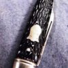 1950s Imperial 2 Blade Pen Pocket Knife Rough Black 2 3/4 in Long Drag Spear - Image 11