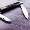 1950s Imperial 2 Blade Pen Pocket Knife Rough Black 2 3/4 in Long Drag Spear - Image 5