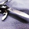1970s Browning 9 Blade Scout Utility Knife Germany Scissors Saw Striker Punch - Image 9