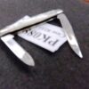 1972 Case 8 Dot USA Mother of Pearl 2 Blade Pen Knife 8233 Exc Pocket Knife - Image 7