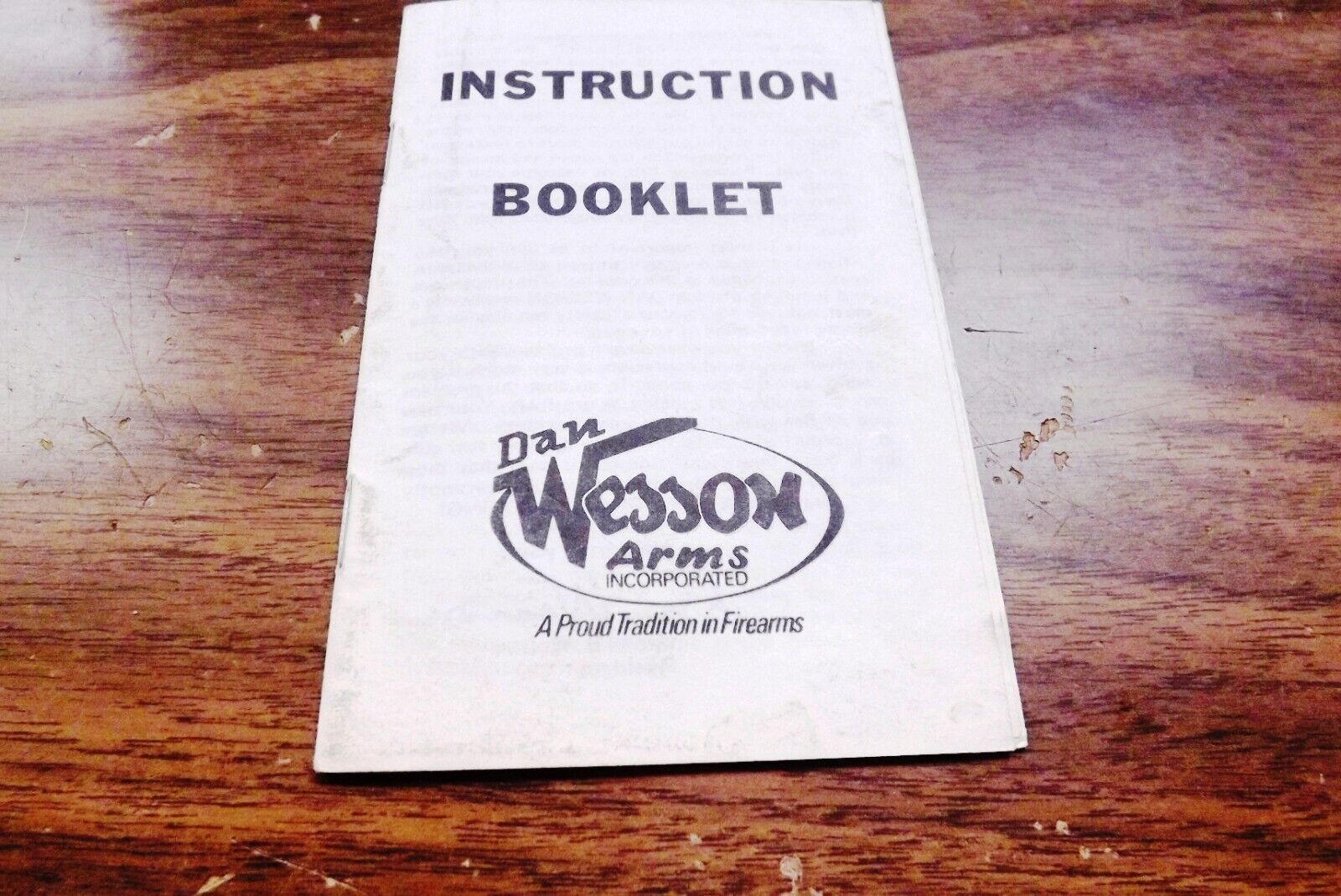 1976 Dan Wesson Factory Instruction Manual Booklet for Revolvers Monson MA 16 Pg