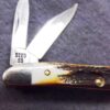 1989 Case 5220 SS Peanut Sambar Stag Handle Pocket Knife XX Tested Centennial - Image 6