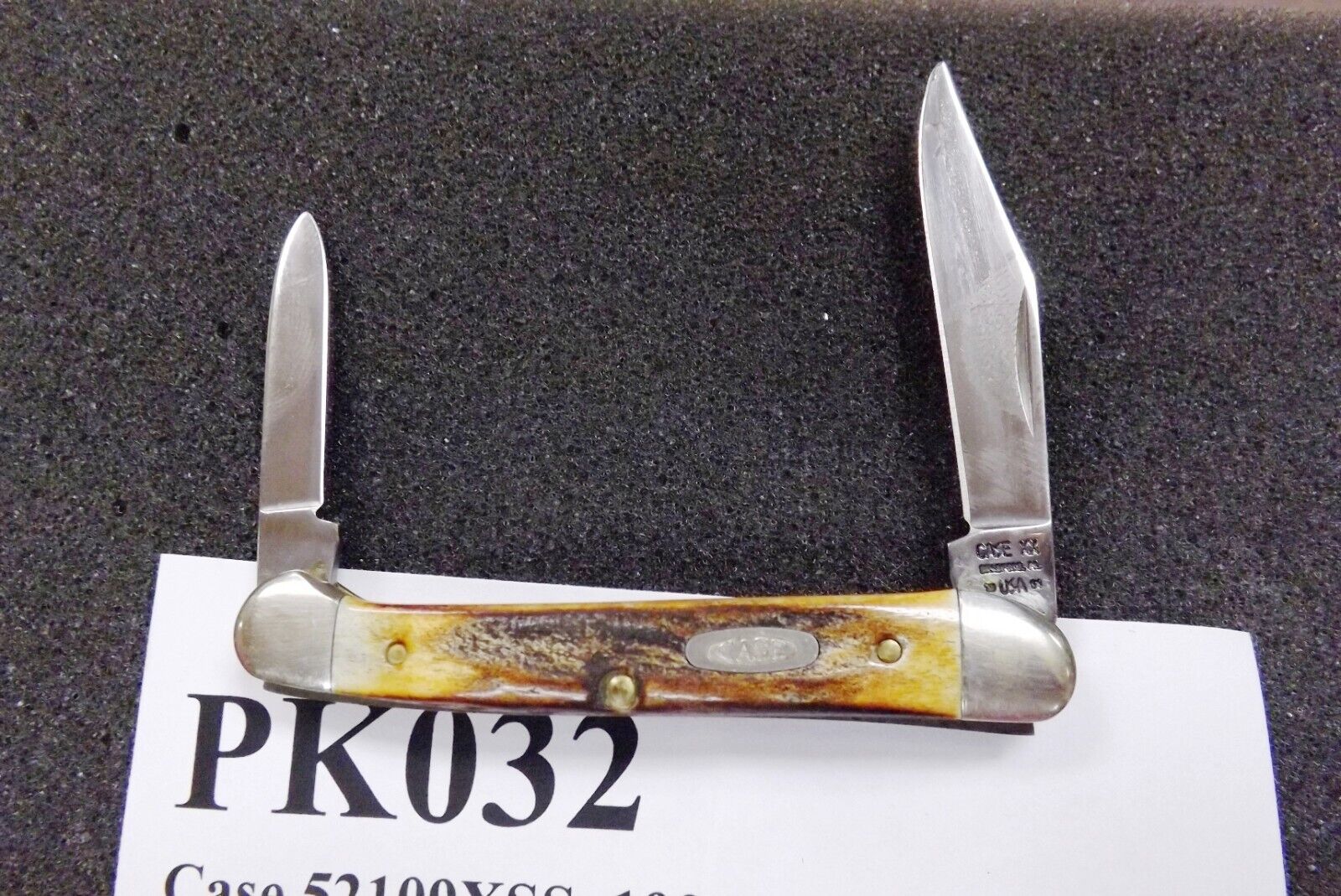 1991 Case Stag 2 Blade Pen Knife 52109X SS Mini Copperhead