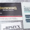 1992 Browning BPS Pump Shotgun Owners Instruction Manual w Invector Card