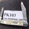 1992 Case Mother of Pearl 2 Blade Pen Knife 92109X SS Mini Copperhead