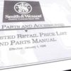 1996 Smith & Wesson Pistol Parts Accessories Price List Manual + Handgun List - Image 3