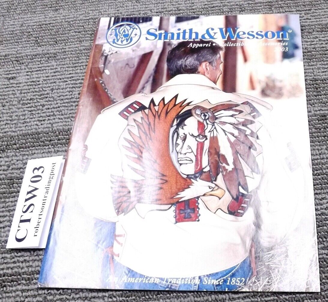 2003 Smith & Wesson Store Clothing Accessories Color Catalog, Order Form exc
