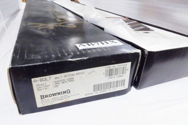 Browning A Bolt Hunter Factory Rifle Box VG-Exc styro insert plastic wrap manual - Image 3