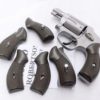 Checkered Grips fit Smith & Wesson J Round 36 60 640 OD Green Dura Coat polymer - Image 9