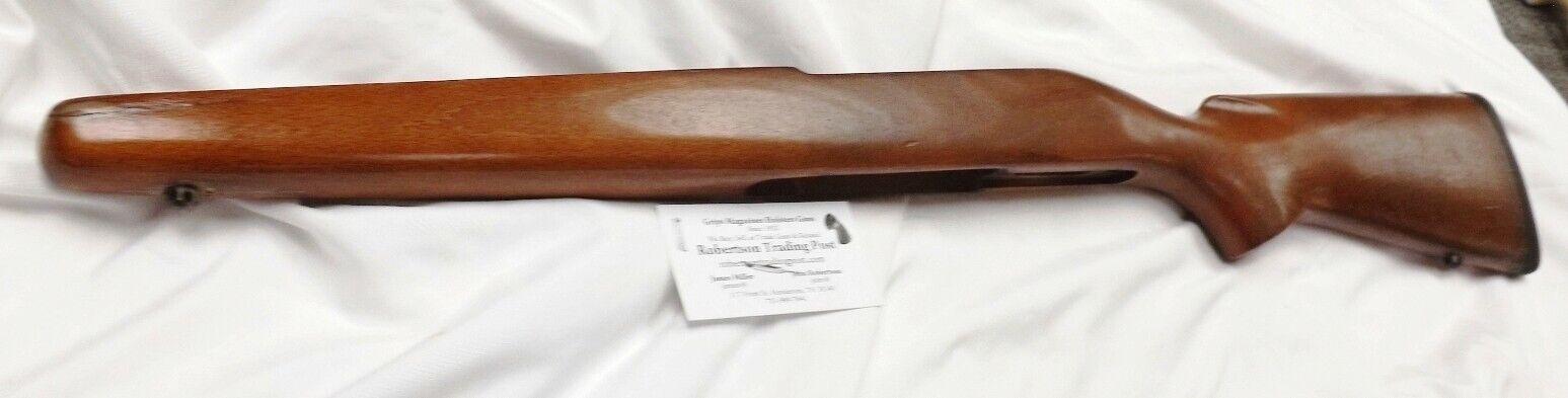 Factory Hardwood Stock Channeled for Winchester 70 LA Medium Barrel Rifles