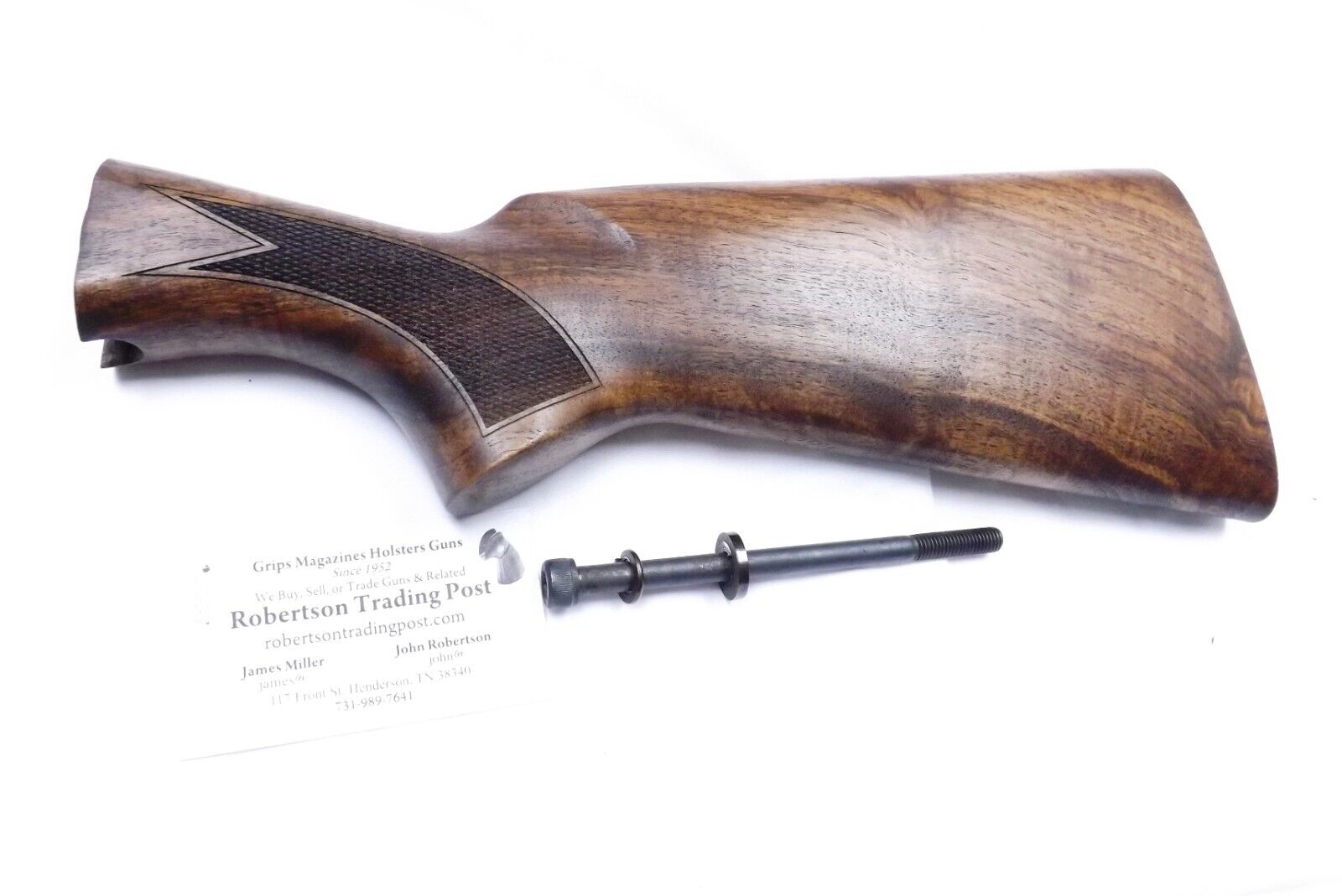 Figured Walnut Butt Stock for Charles Daly Akkar 12 ga 300 301 600 601 Shotguns