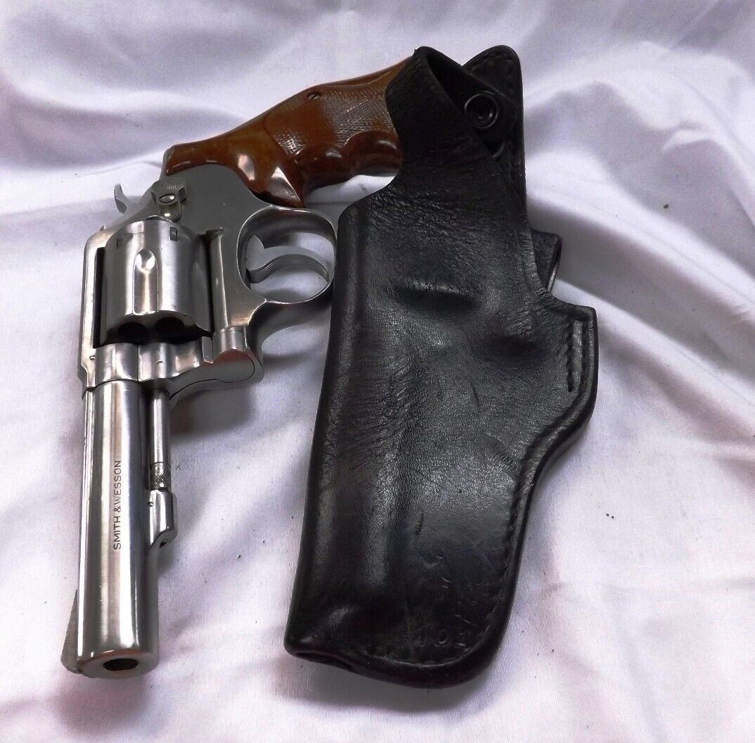 G&G Federal Man Holster Left Hand Black 4 inch Revolver Gould& Goodrich 1980s