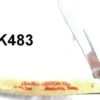 Imperial 2 Blade Small Jack Knife Memphis Cotton Advertiser 1960s Stainless