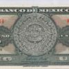 Mexico 1 Peso Bank Note 1954 est Extremely Fine Condition American Bank Note Co.