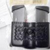 Safariland Open Top Double Magazine Case 9mm .40 Black Basketweave Open Top - Image 8